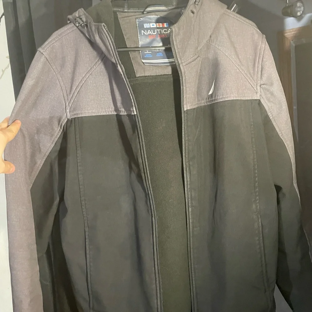 Nautica Light Jacket Black and Grey - Picture 3 of 9